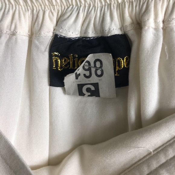 Embroidered ivory high waist rayon maxi wrap skirt - Picture 12 of 13